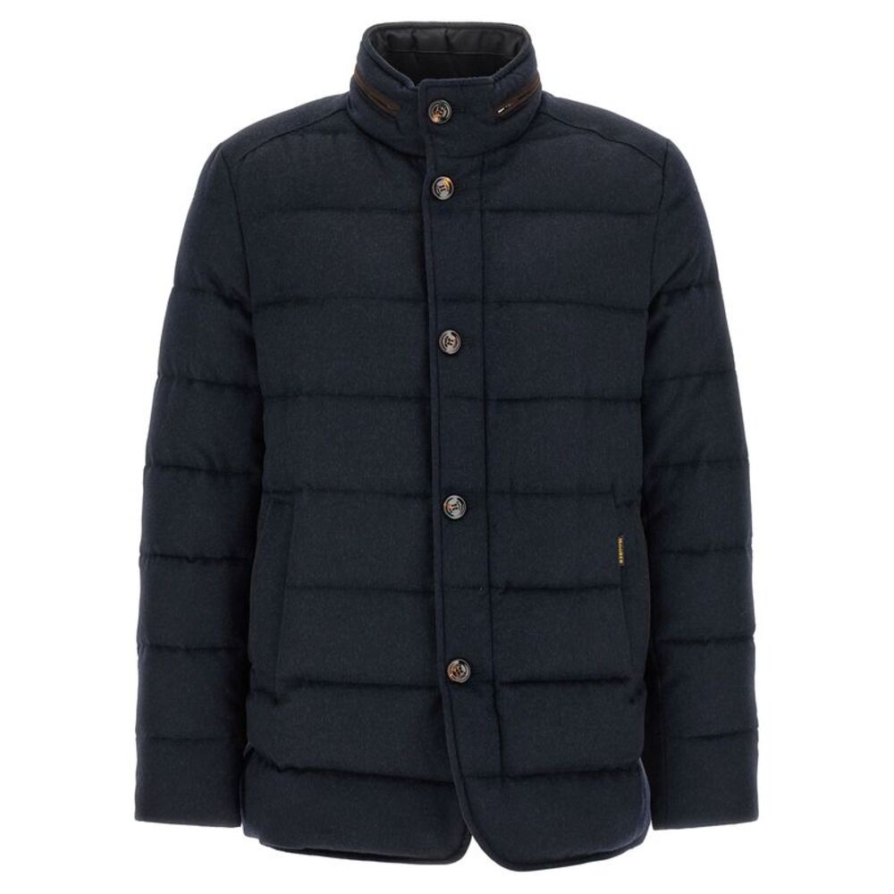 MooRER Blue Wool Full-Length Men's Jacket